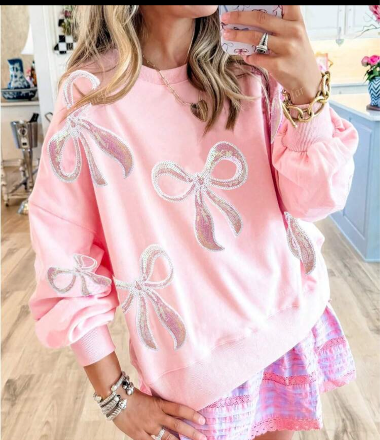 Pink Shimmers Sweatshirt