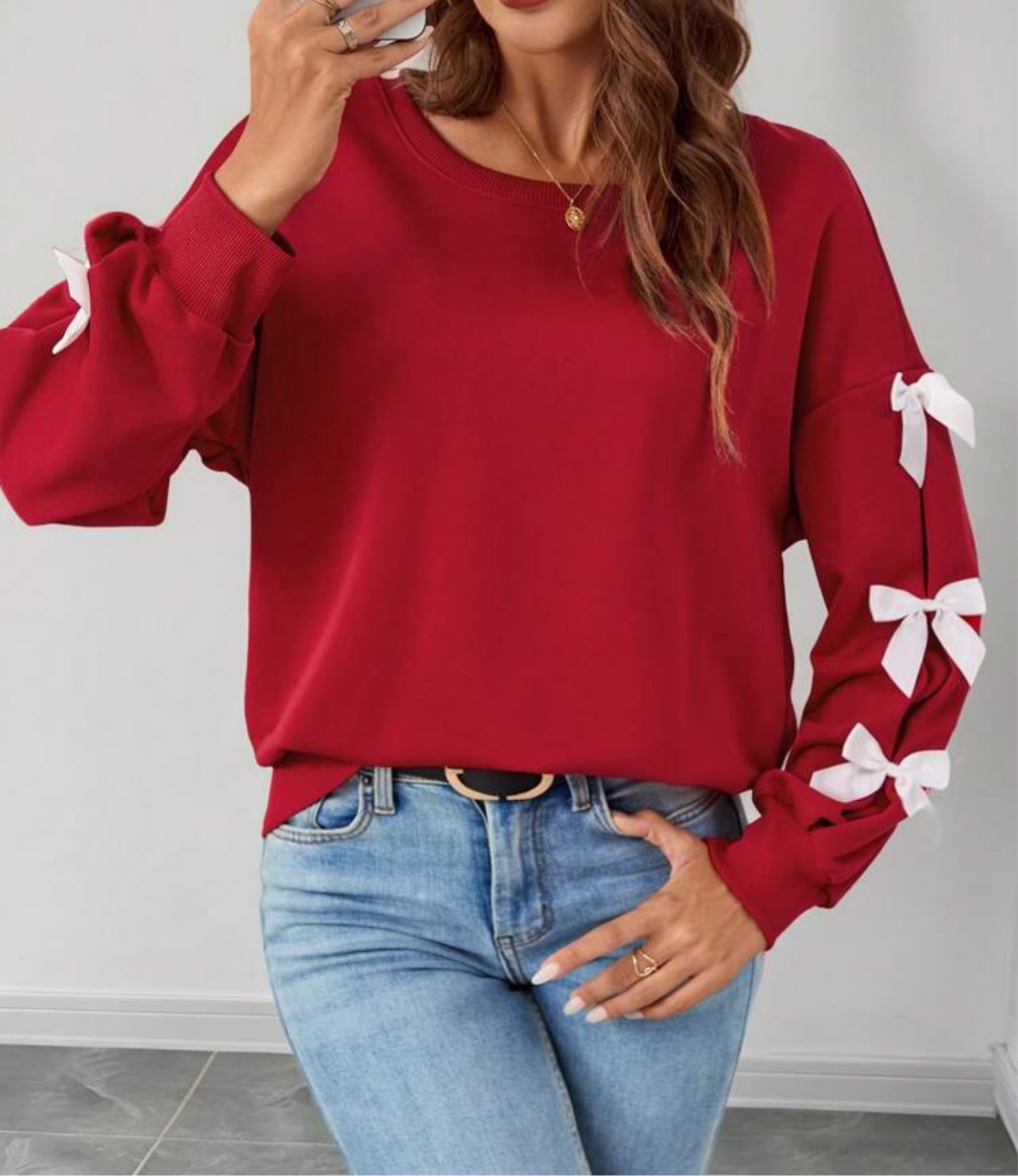 All Tied Up Long Sleeve Top