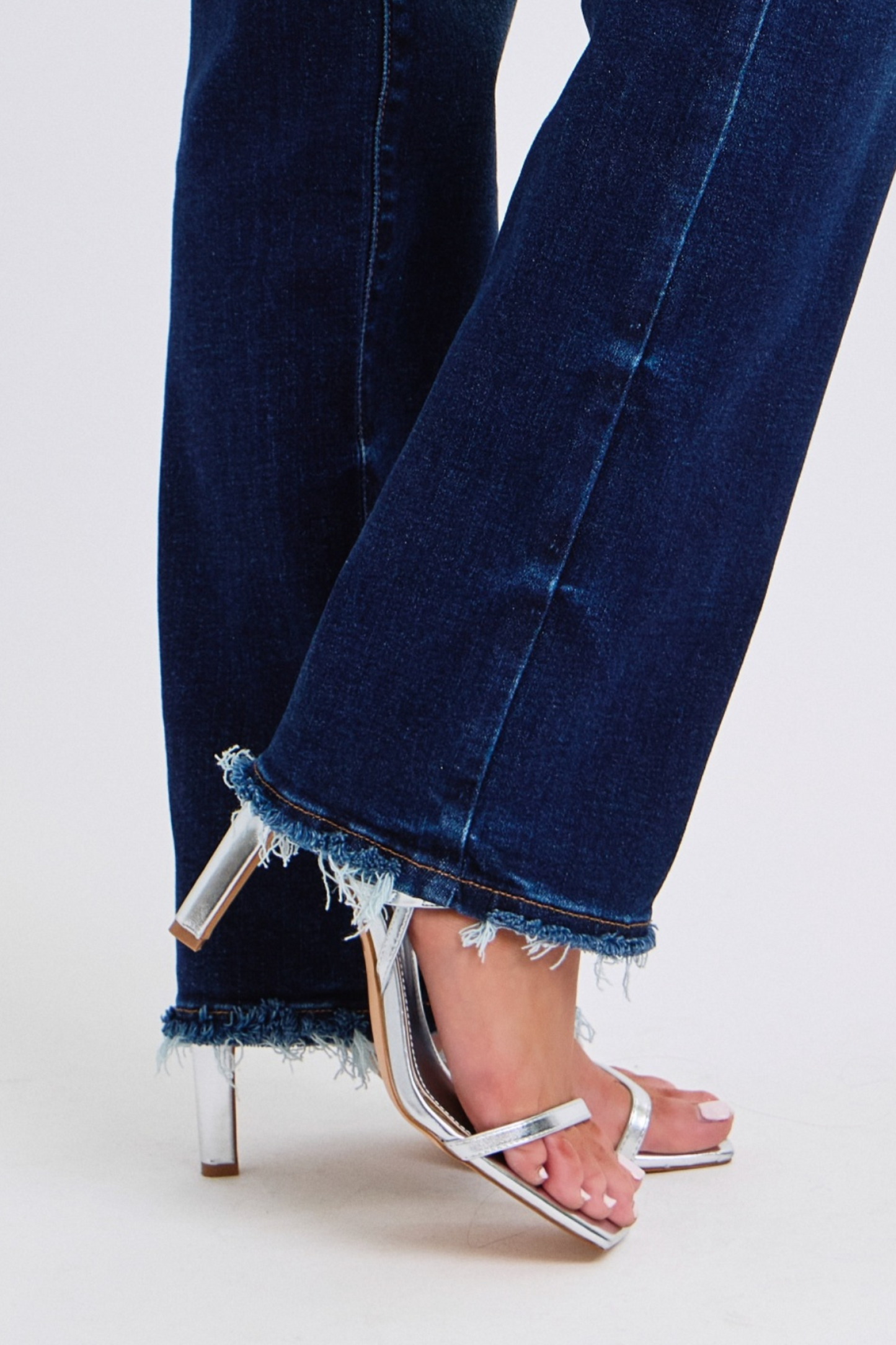 Judy Blue Dark Fray Jeans