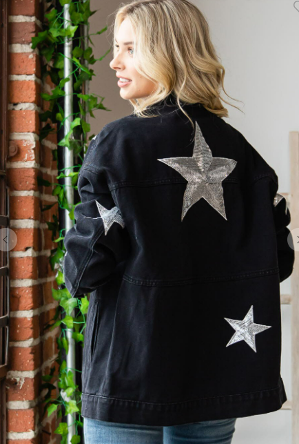 MIDNIGHT STARZ DENIM JACKET